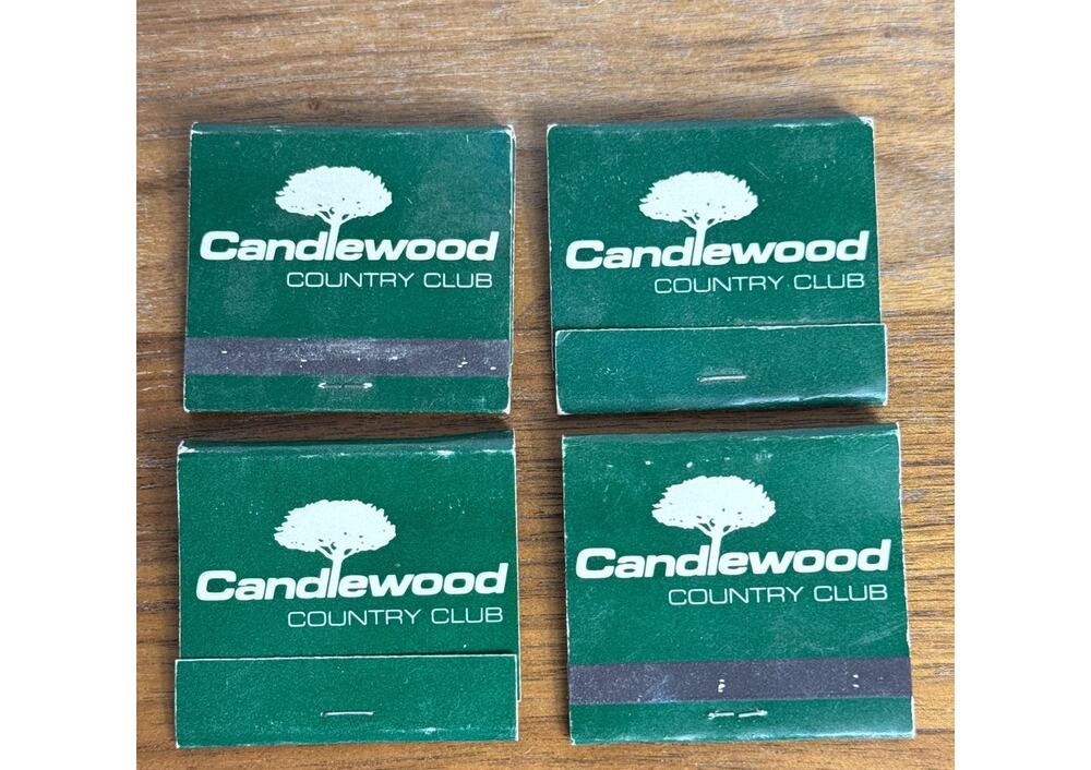 Vintage California Candlewood Country Club Whittier Matchbooks Unused Golf PGA